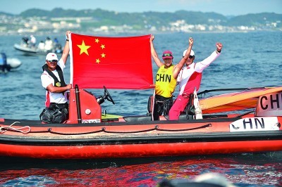 卢云秀：“这枚奖牌只是中国帆板的开始”