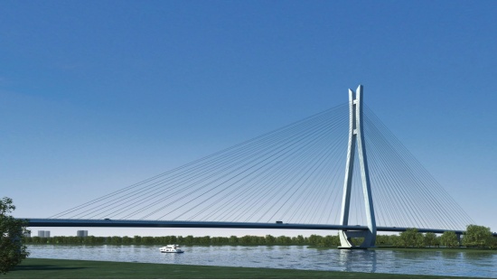 南中高速横门西特大桥主墩桩基完工