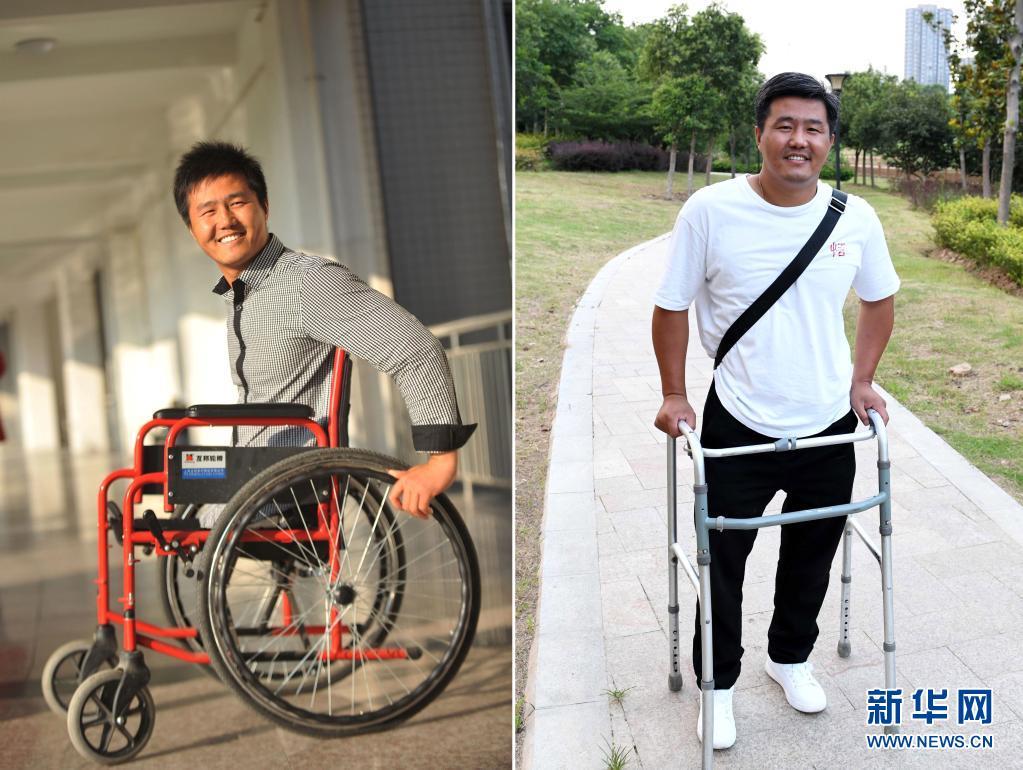 新华全媒|轮椅男孩:为梦想起"立"