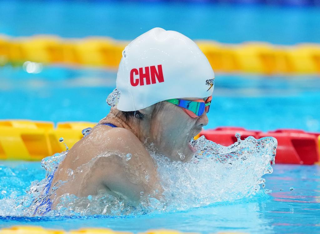 东京残奥会-刘道敏夺得女子100米蛙泳SB6级银牌
