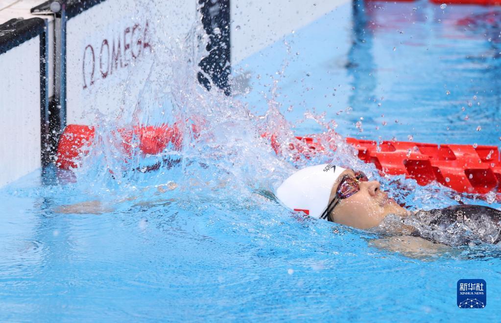 东京残奥会-游泳：蒋裕燕获女子100米仰泳S6级亚军