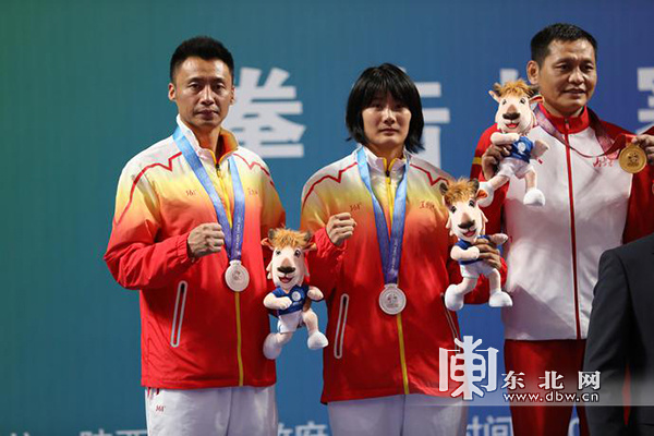 黑龙江汪丽娜摘得全运会女子拳击-75公斤级银牌