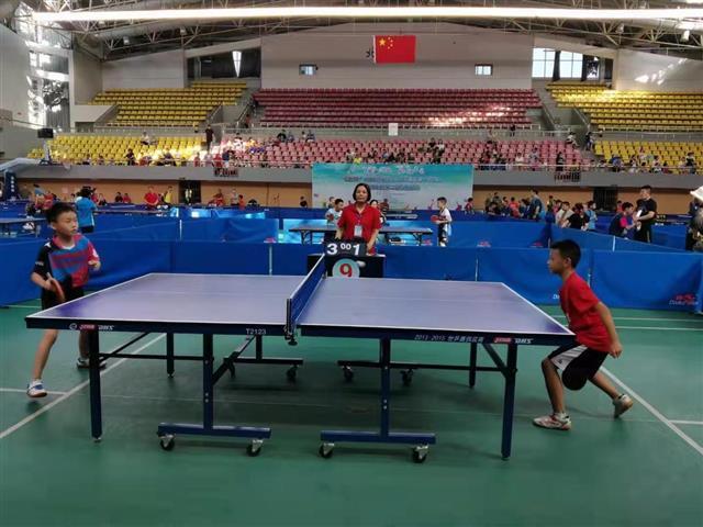 湖北省社会体育俱乐部十项联赛乒乓球比赛在仙桃举行
