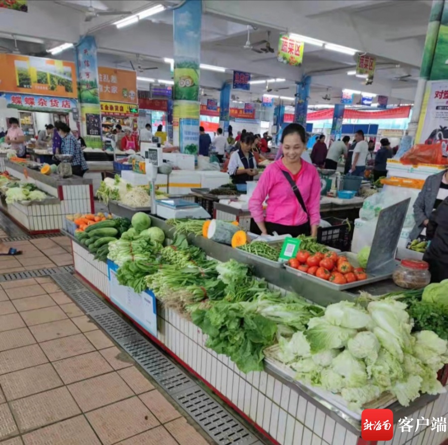 台风过后，文昌农贸市场菜价如何？