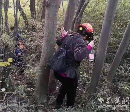 黄石母子登山游玩被困密林，救援人员3小时成功搜救