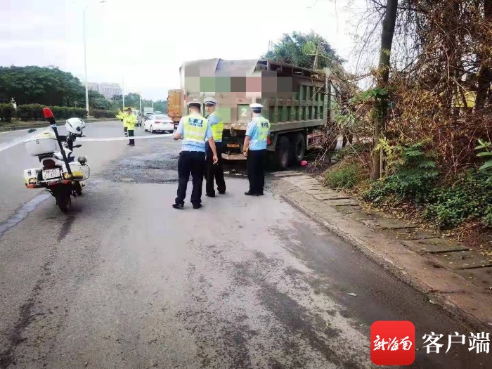 海口桂林洋货车右拐致死案件肇事司机已被刑拘