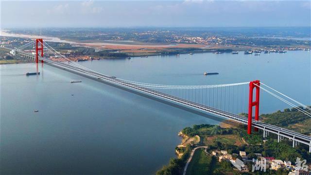 1860米双层悬索桥一跨过江！燕矶长江大桥初步设计获批复
