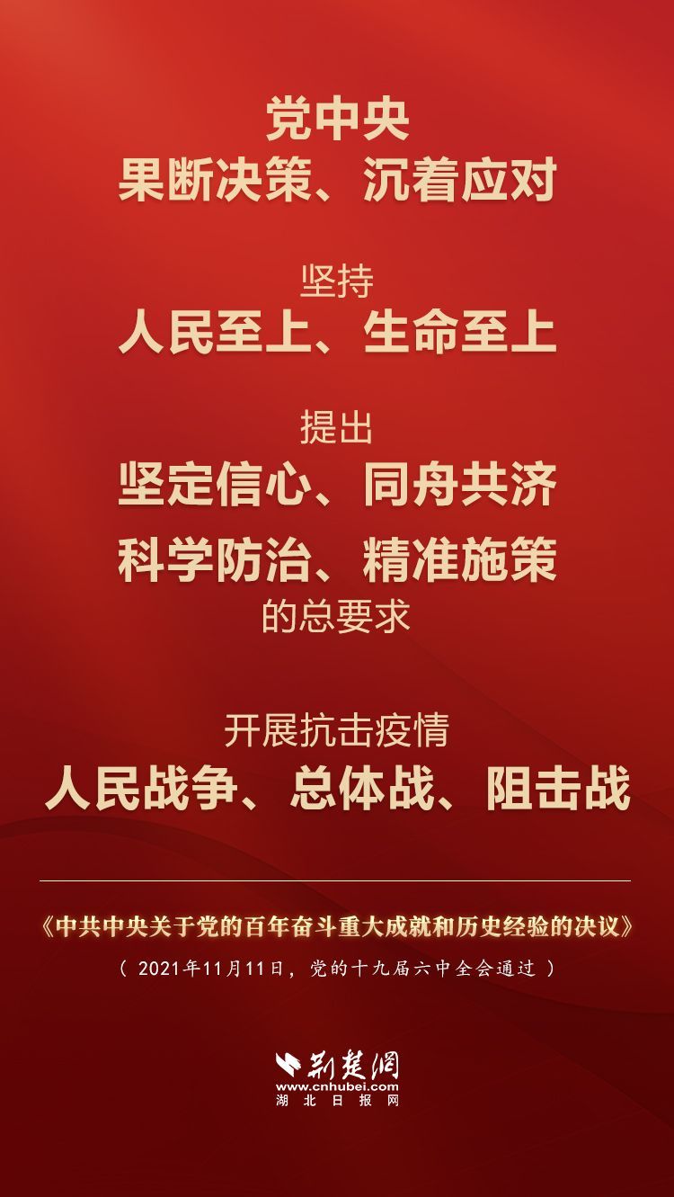 海报 | 中国抗疫的成就，写在这份《决议》里！