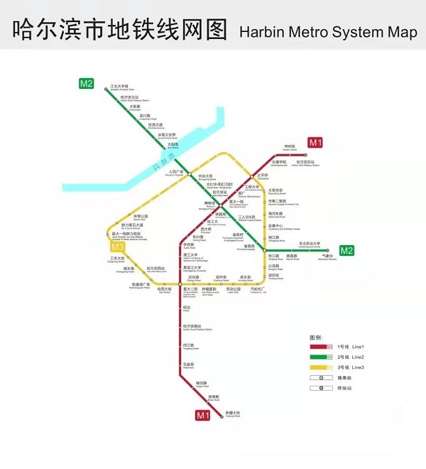 地铁3号线载客运营  目前开通24座车站
