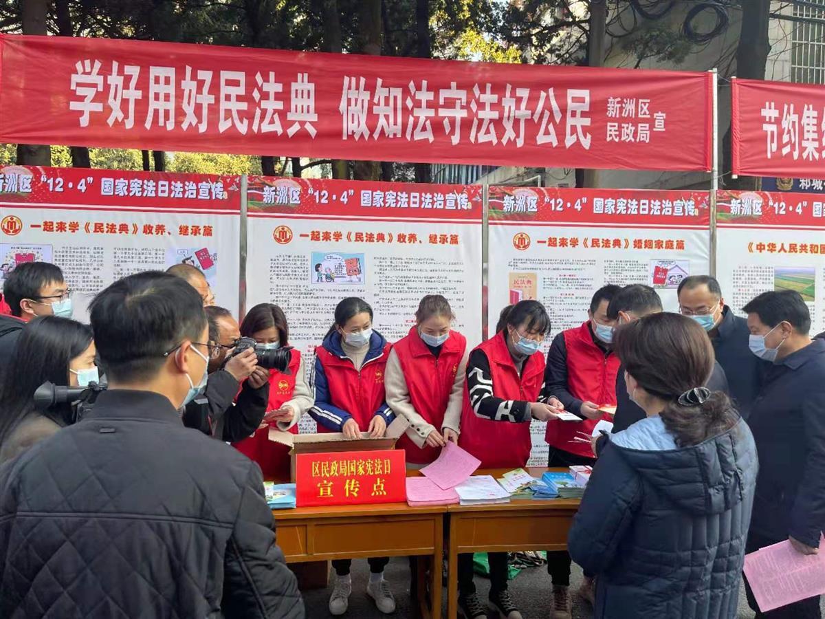 武汉新洲开展“12.4”国家宪法日法治宣传活动