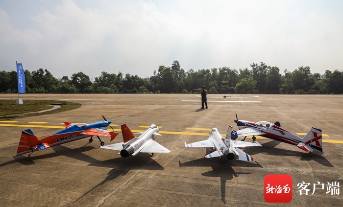 原创组图丨2021年海南省航空模型公开赛今日举行