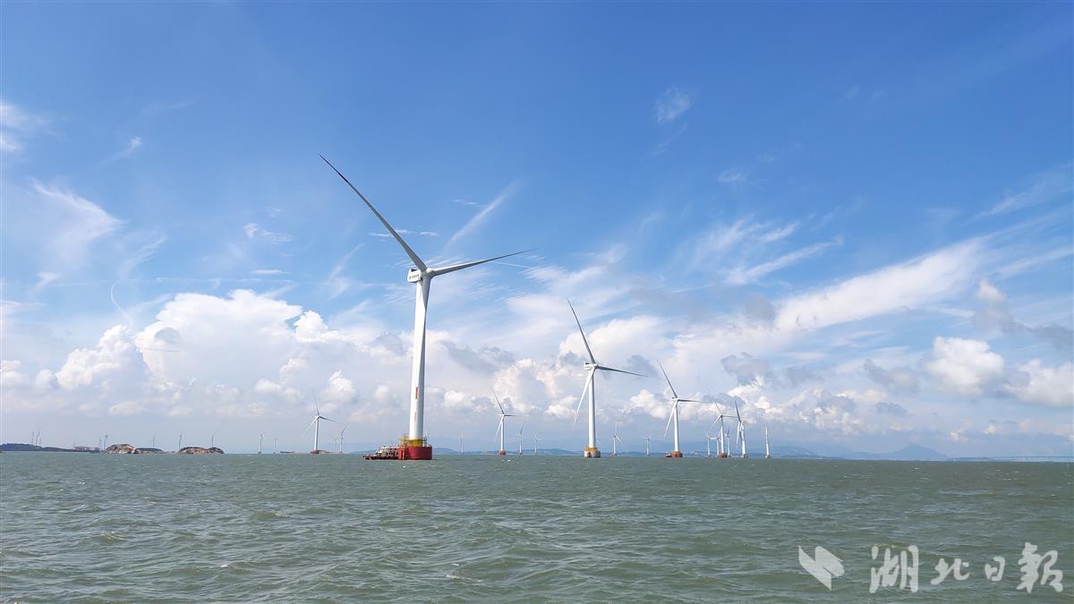“湖北建造”踏浪出海！台湾海峡的这处大型风电场里，在鄂企业承建了11台风机基础设施