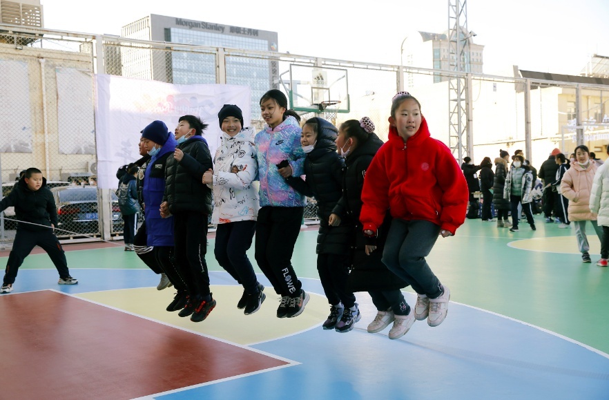 跳绳、踢毽、武术，东城区第二届中小学生民族传统体育节举行