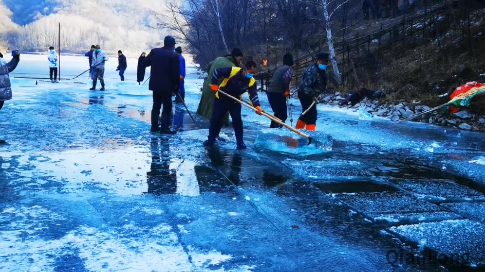 镜纪冬奥|2022年北京龙庆峡冰灯冰雪季“首冰”起水