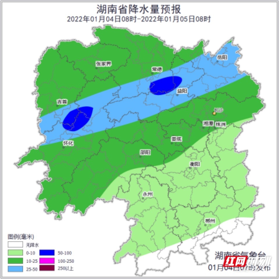 熟悉的阴雨湿冷冬天来了 湘北高海拔地区有雨夹雪或雪