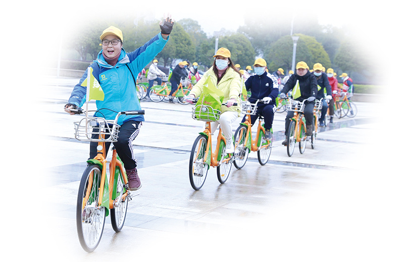 百余名绿色出行践行者参加2022浏阳市十周年骑行活动