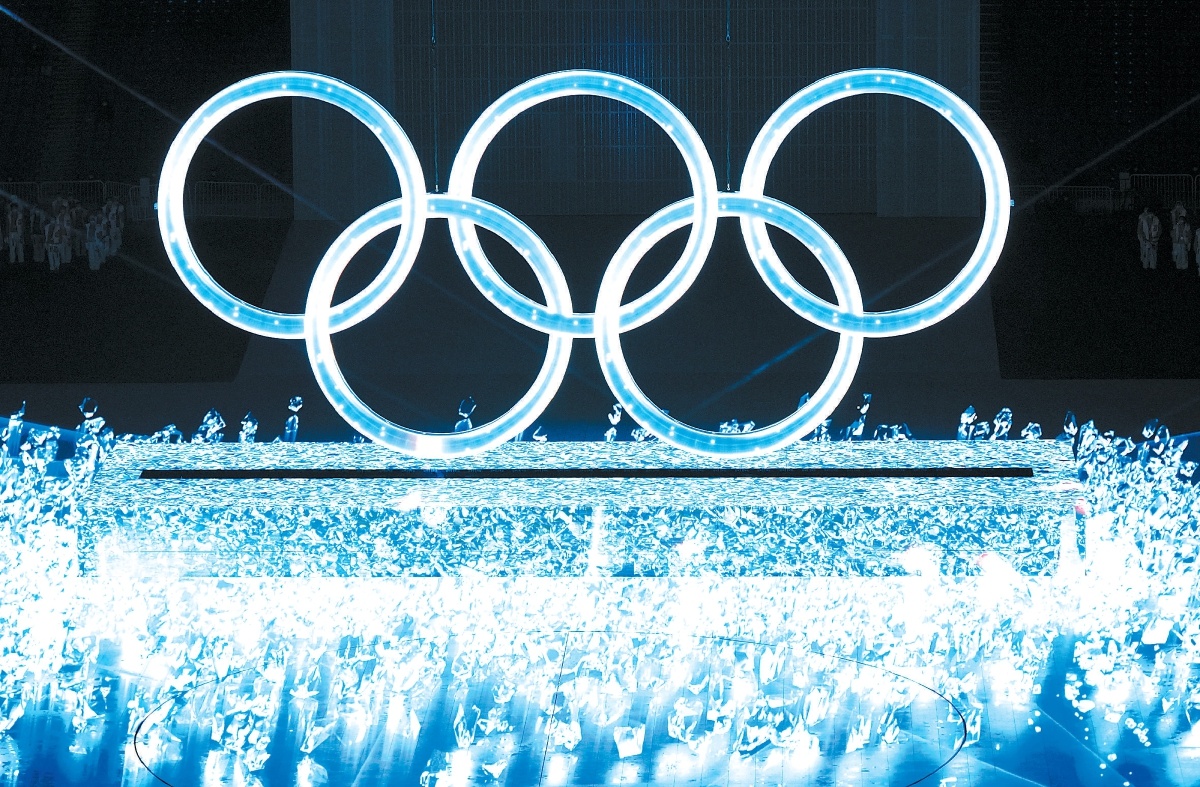 北京冬奥会开幕式 | 黄河之水天上来！科技力量凝成冰雪五环