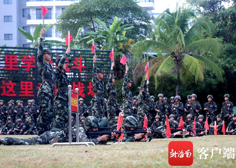 组图 | 武警海南总队儋州支队掀起春季练兵热潮
