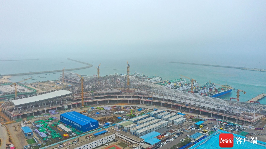 海口新海滚装码头客运综合枢纽站项目建设加速推进