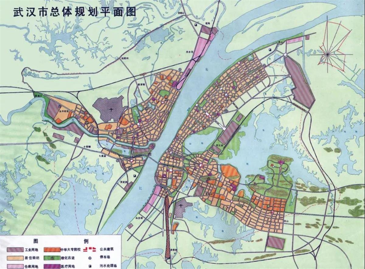 历史上5次总体规划看武汉城市变迁