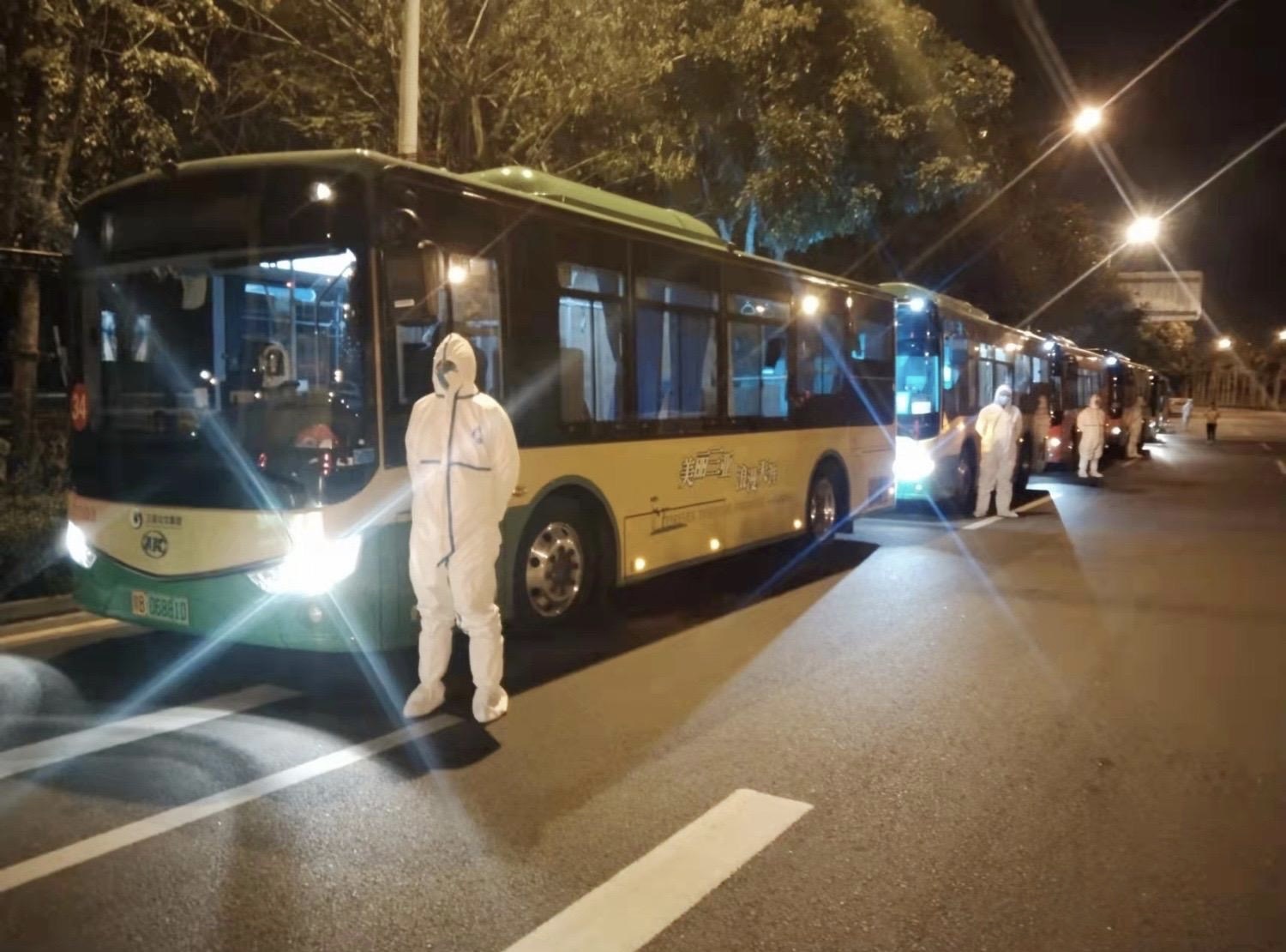 三亚公交全力保障防疫人员及物资运送 14条至海棠区公交恢复运营