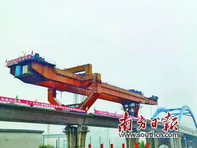 新白广城际南段主体工程完工，全线通车后20分钟从新塘站到白云机场
