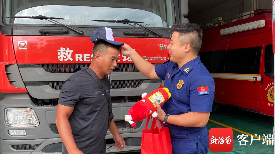 文明海南 | 热心群众与消防人员接力救援儋州落水女子后续：马雪亮被邀加入消防志愿者