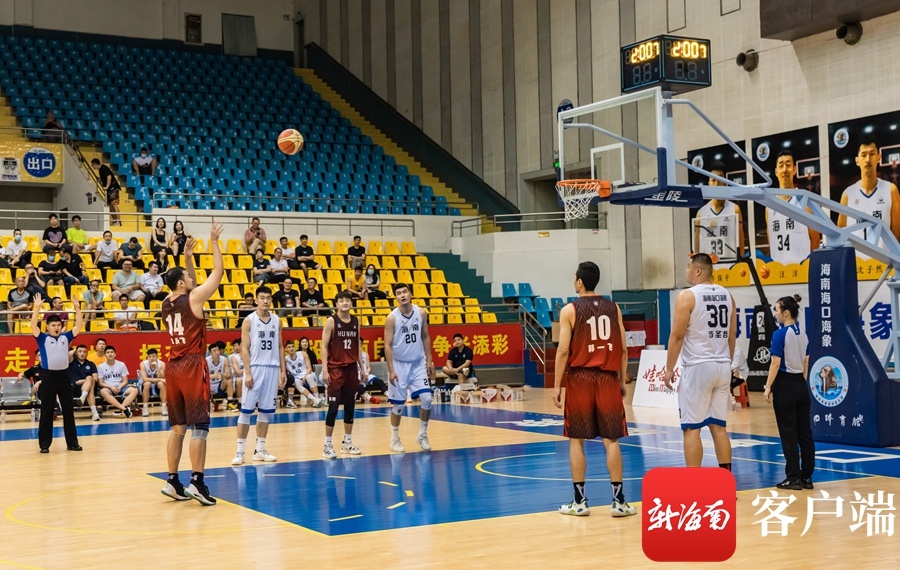 2022华夏城市篮球联盟五月收官战：海南海口海象取两连胜