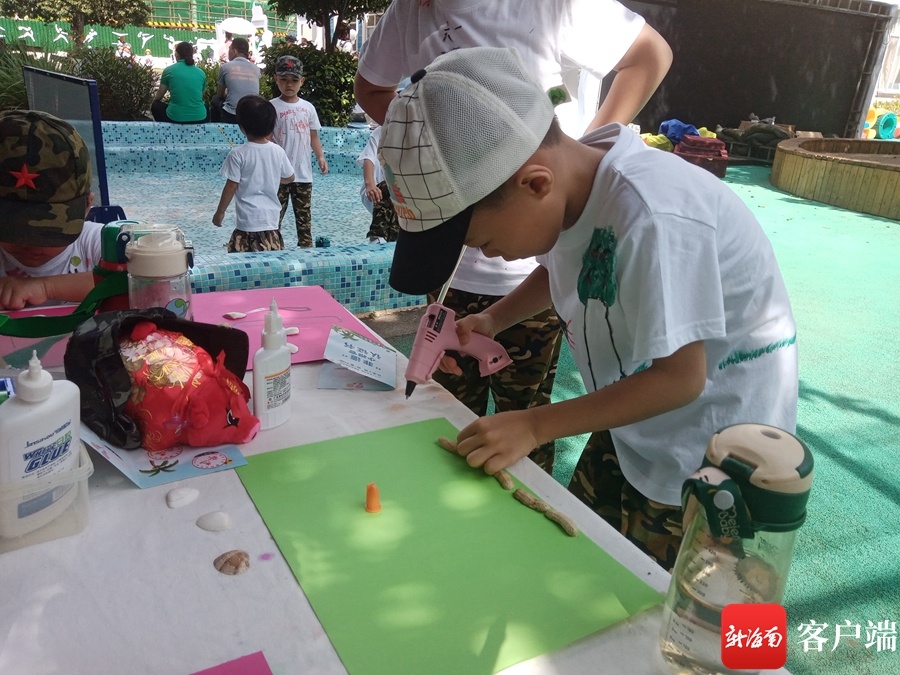 海口龙华区举办非遗进校园活动 让孩子在玩乐中了解传承海南文化