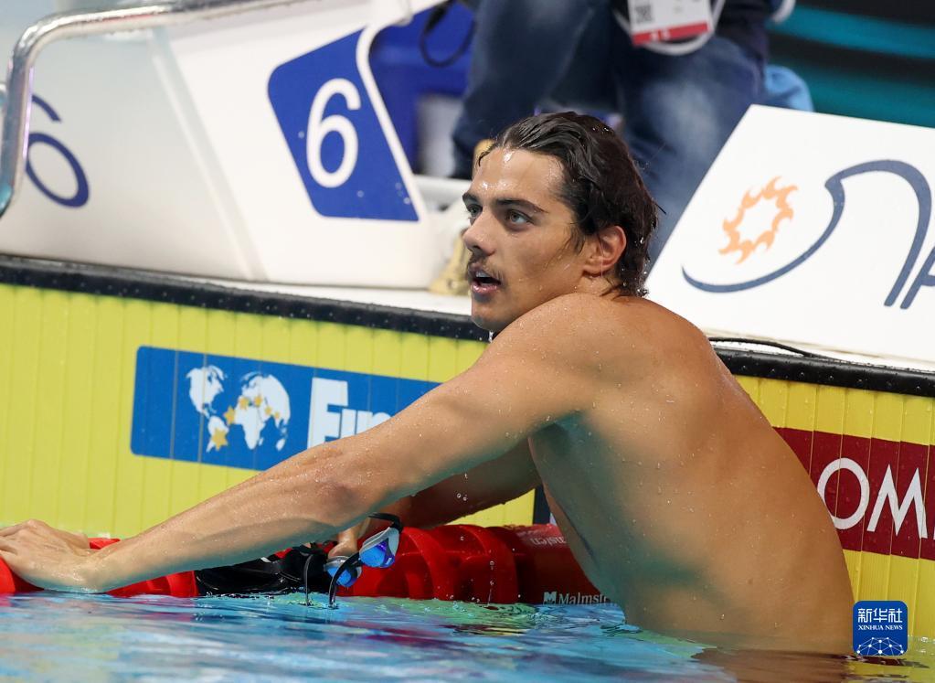 游泳——世锦赛：意大利选手打破男子100米仰泳世界纪录