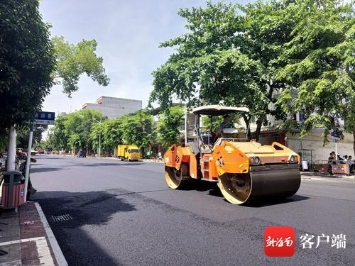 儋州那大城区14条道路升级改造加速推进 预计7月底全部通车