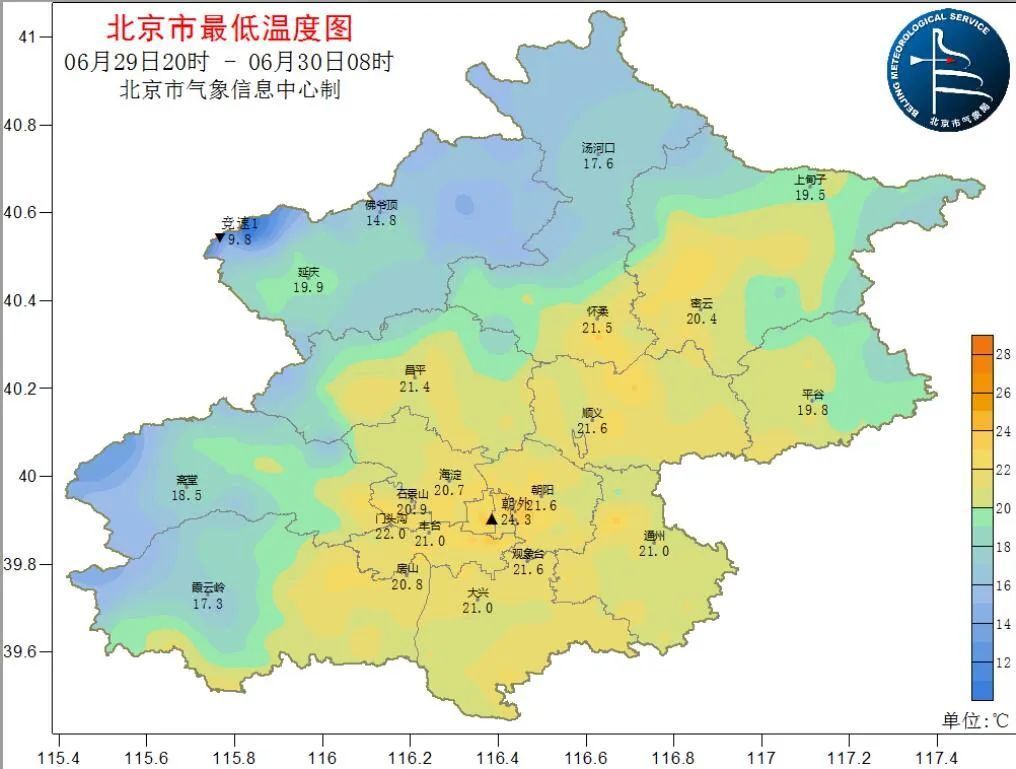 北京：未来几天多阵雨或雷雨天气