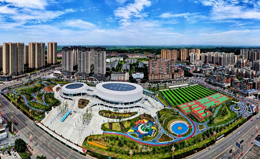 乐山井研体育公园开园 将承接省运会部分赛项