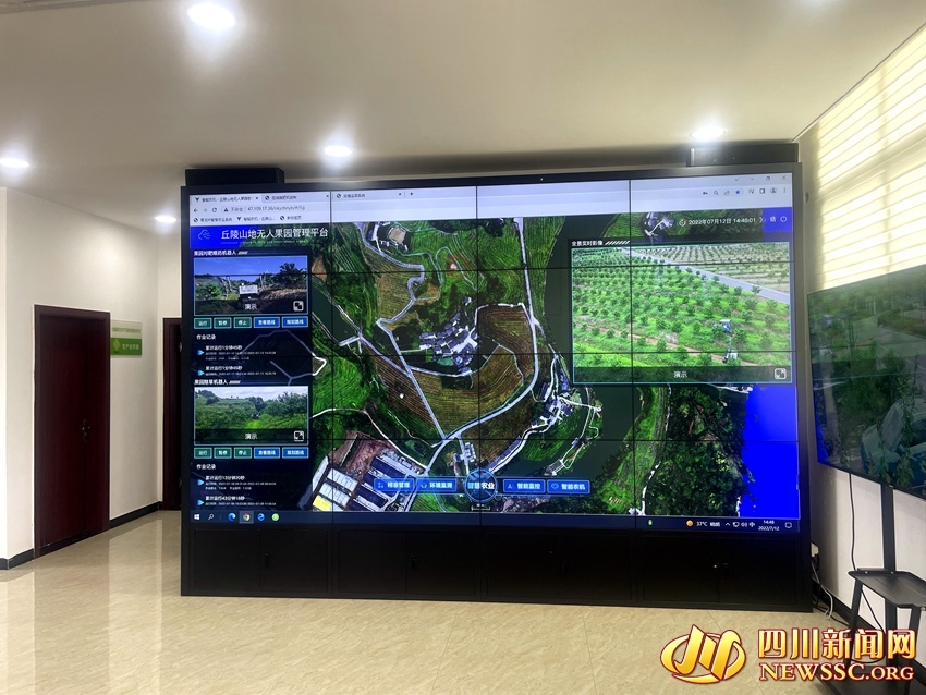 乡村振兴看西部｜智能农机走进数字化果园 看重庆无人果园如何产出“黄金果”