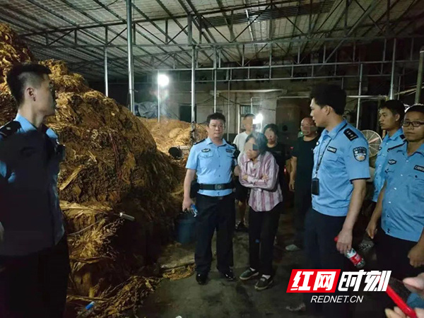 衡阳县警方查获非法烟叶烟丝80余吨，其案值超300万元