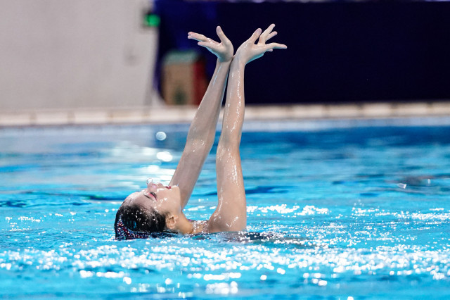 多图 | “水上芭蕾”舞动羊城 省运会花样游泳项目开赛