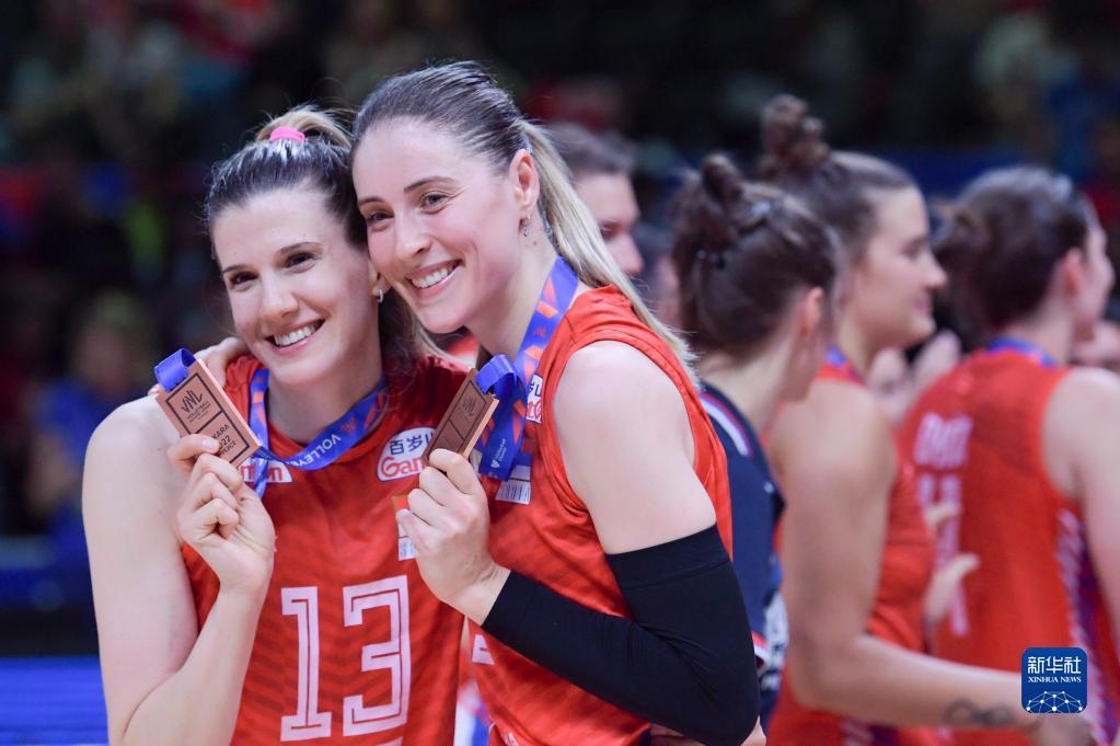 排球——世界女排联赛：塞尔维亚胜土耳其获得季军