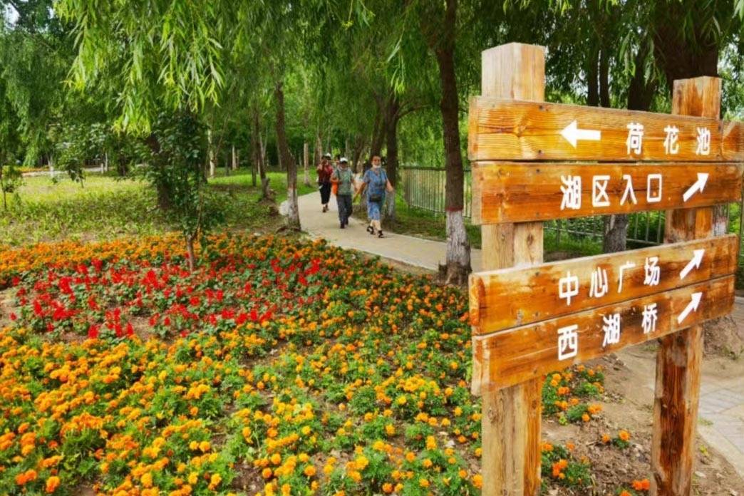 绥化西湖公园精心打造宜人园区