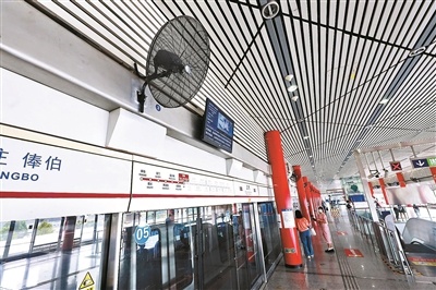 北京地铁42座车站增790台风扇