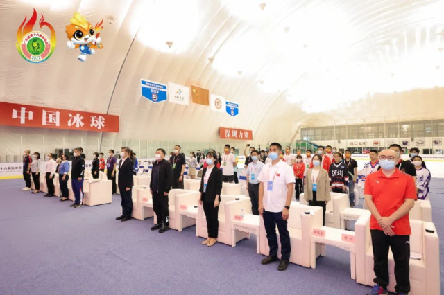 广东省运会竞技体育组冰球和花样滑冰项目开赛