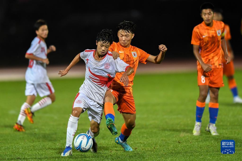 中国青少年足球联赛：山东泰山U15胜重庆凤中U15