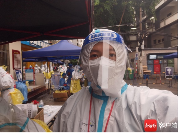 海南联通支援三亚抗疫志愿者符明朗：守护家园，我们都是抗疫战士