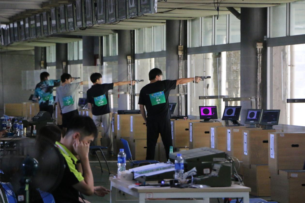 广东省运会竞技体育组射击（步手枪）比赛收官