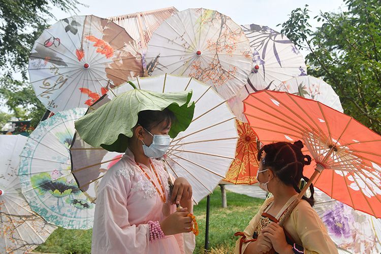 体验国风运动、学习传统技艺……北京汉服文化节开幕
