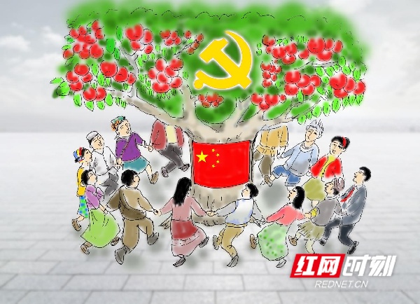 漫画丨永州：“画”说党的二十大 吹响时代奋进号