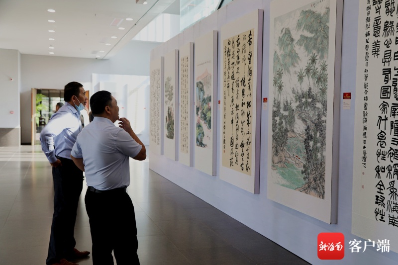 中华优秀传统文化书画作品展海口开展