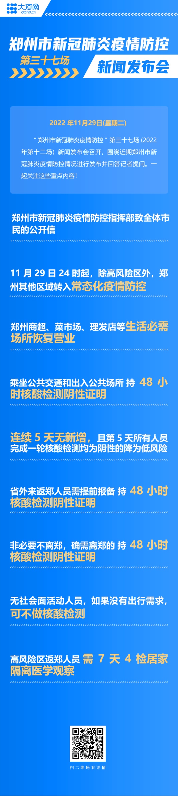 11月29日郑州疫情最新消息！一图看懂新冠疫情防控发布会上说了啥