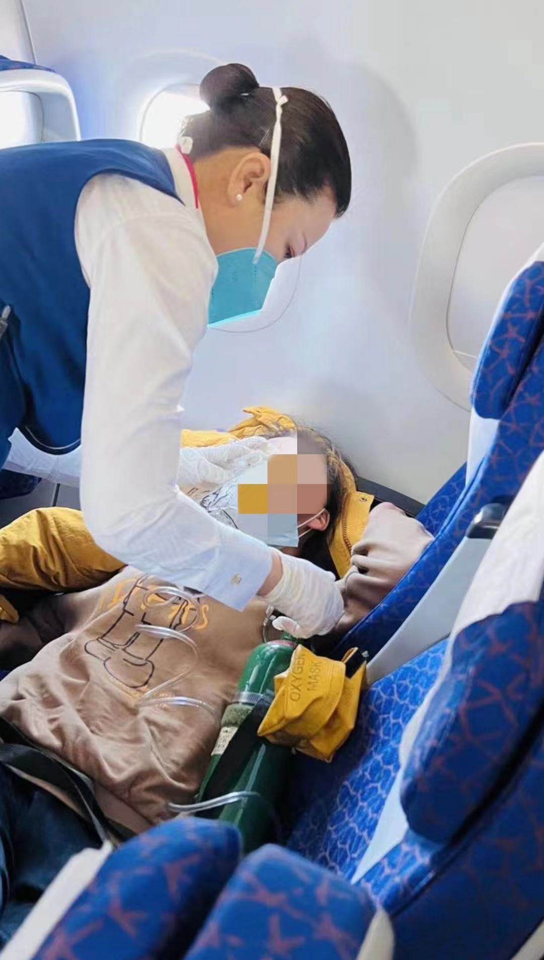 上海至长春航班 空地联动  南航机组暖心施救机上不适旅客