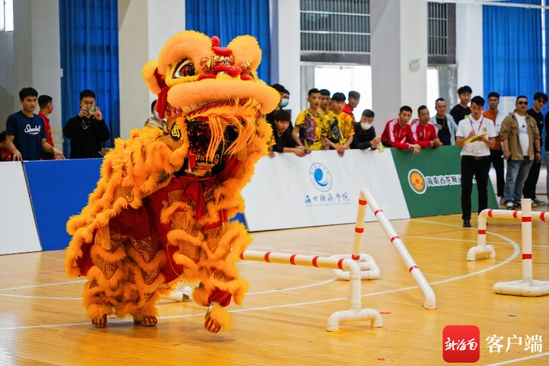 真人版《雄狮少年》来了！海南省舞龙舞狮公开赛在海口开赛
