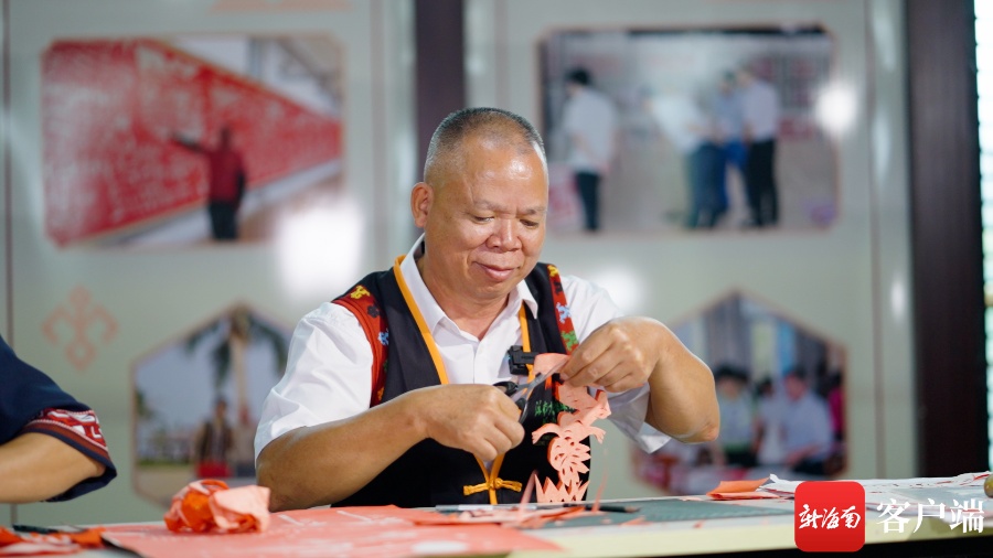 跟着非遗看海南丨黎族传统剪纸艺术：刻刀之下 宣纸之上